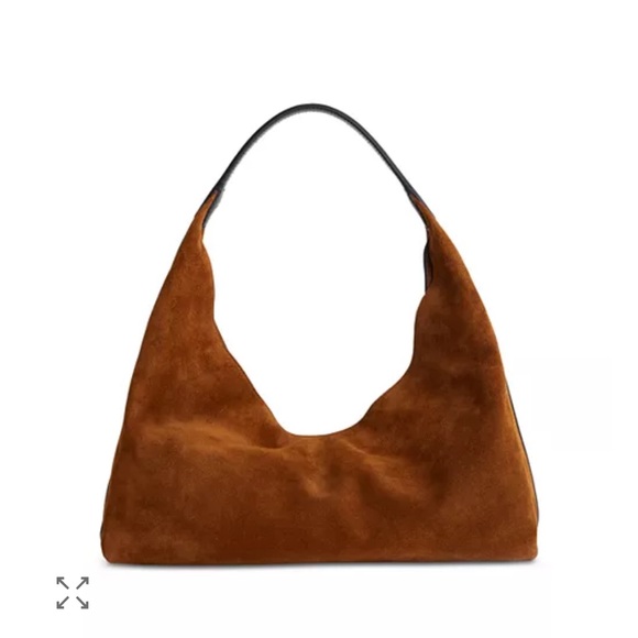 Madewell Handbags - Madewell The Mylie Shoulder Bag in Italian Suede, Russet Multi